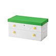 IKEA FLYTTBAR box with lid Easy for your child to lift and move since the box has a handle. 