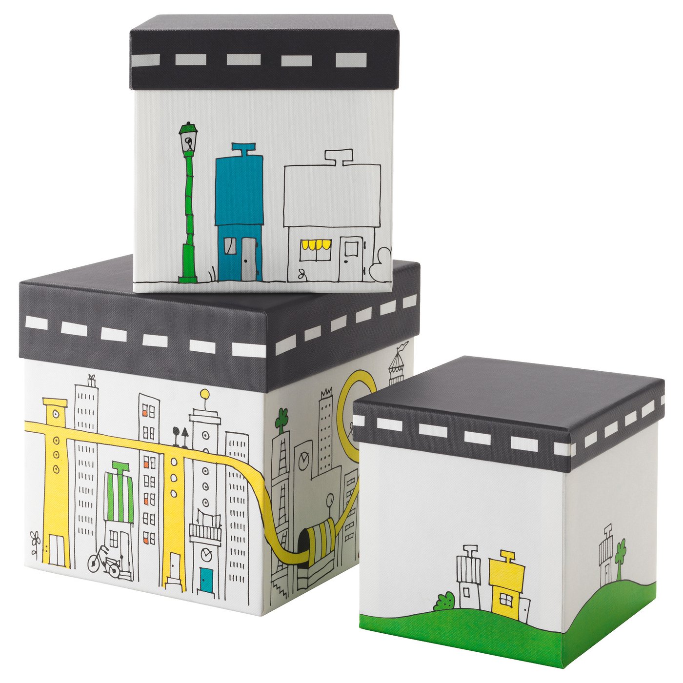 IKEA FLYTTBAR box with lid Ideal for storing small things on the desk, hobby beads, and small toys.