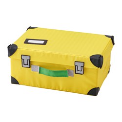 IKEA FLYTTBAR trunk for toys Press together to save space when not in use.