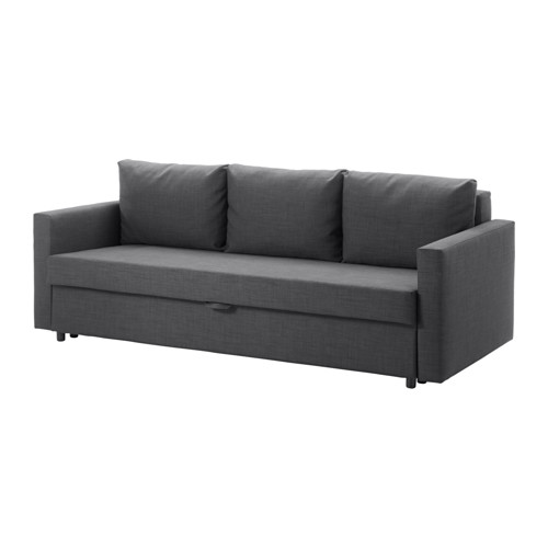 IKEA FRIHETEN three-seat sofa-bed Readily converts into a bed.
