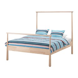 IKEA GJÖRA bed frame Adjustable bed sides allow you to use mattresses of different thicknesses.