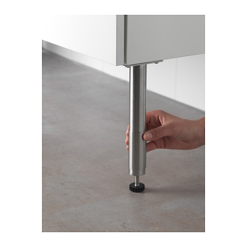 New IKEA Round Stainless Steel Leg for Bathroom (22