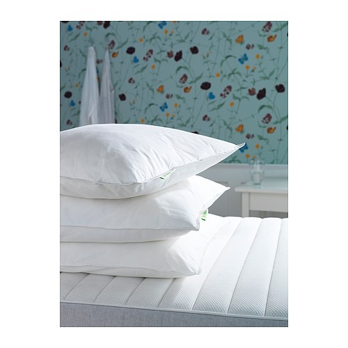 IKEA GOSA VADD Pillow, stomach sleeper WHITE, Length 50 cm Width 80