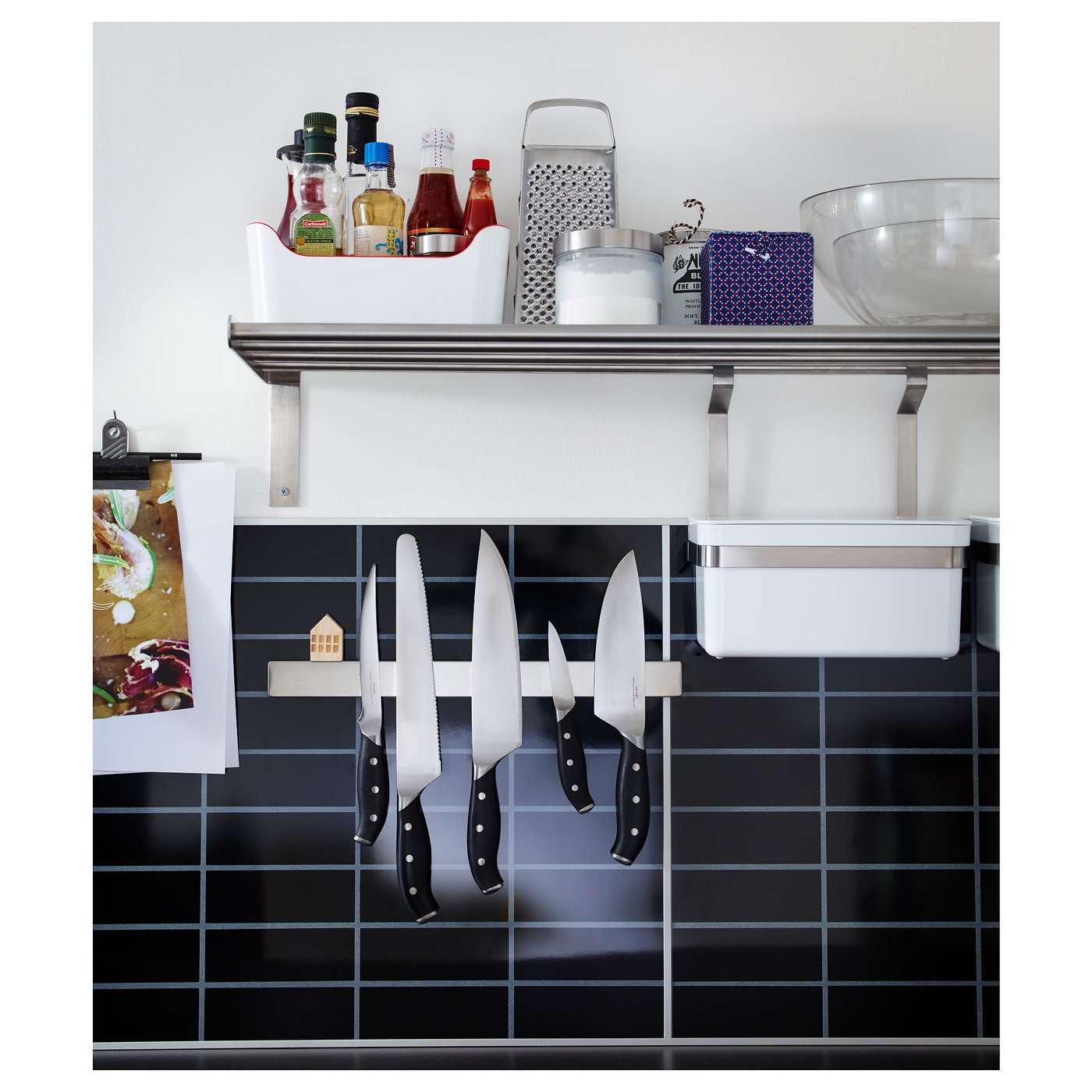 GRUNDTAL knife rack Stainless steel 40 cm IKEA