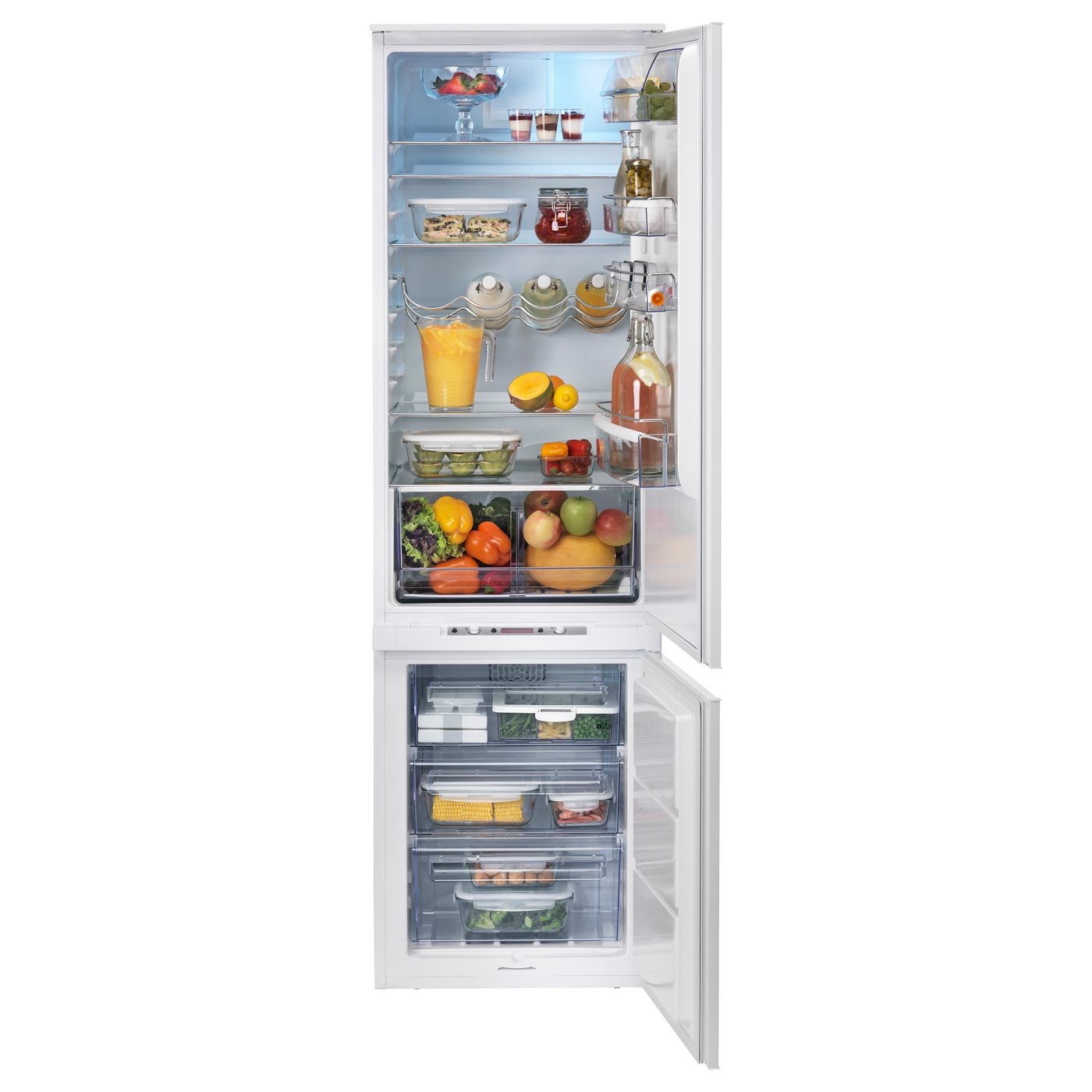 IKEA HÄFTIGT integrated fridge/freezer A+