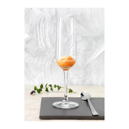 HEDERLIG Champagne glass Clear glass 22 cl IKEA