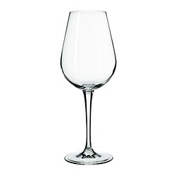 IKEA HEDERLIG white wine glass