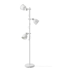 IKEA HEKTAR floor lamp with 3-spot The height is adjustable to suit your lighting needs.