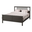 IKEA HEMNES bed frame Made of solid wood, which is a hardwearing and warm natural material.