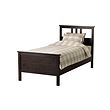 IKEA HEMNES bed frame Made of solid wood, which is a hardwearing and warm natural material.