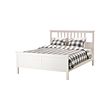 IKEA HEMNES bed frame Made of solid wood, which is a hardwearing and warm natural material.