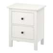 IKEA HEMNES chest of 2 drawers Made of solid wood, which is a hardwearing and warm natural material.