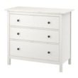 IKEA HEMNES chest of 3 drawers Made of solid wood, which is a hardwearing and warm natural material.