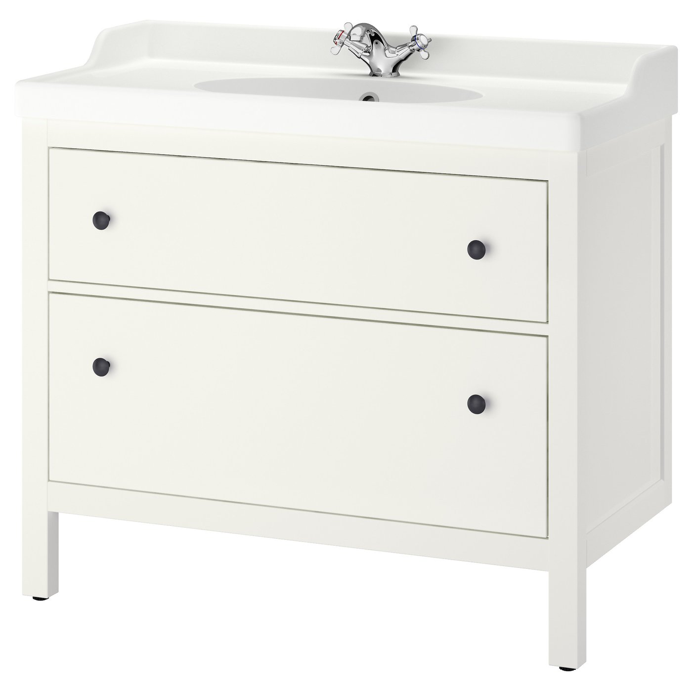 IKEA HEMNES/RÄTTVIKEN wash-stand with 2 drawers