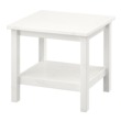 IKEA HEMNES side table Solid wood has a natural feel.