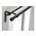 IKEA HUGAD/RÄCKA double curtain rod combination The length is adjustable.
