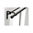 IKEA HUGAD/RÄCKA double curtain rod combination The length is adjustable.