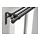 IKEA HUGAD/RÄCKA triple curtain rod combination The length is adjustable.