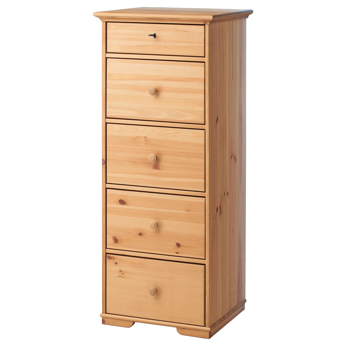 IKEA HURDAL chest of 5 drawers Plenty of room for all your things in the large drawers.