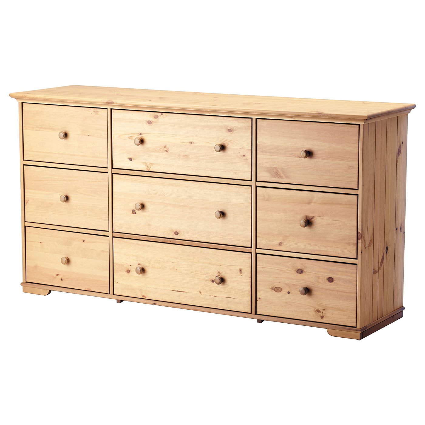 IKEA HURDAL chest of 9 drawers Plenty of room for all your things in the large drawers.