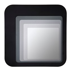 IKEA HYLKJE mirror Provided with safety film - reduces damage if glass is broken.