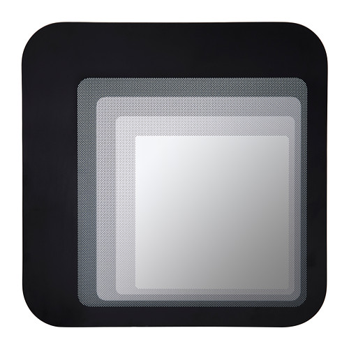 IKEA HYLKJE mirror Provided with safety film - reduces damage if glass is broken.