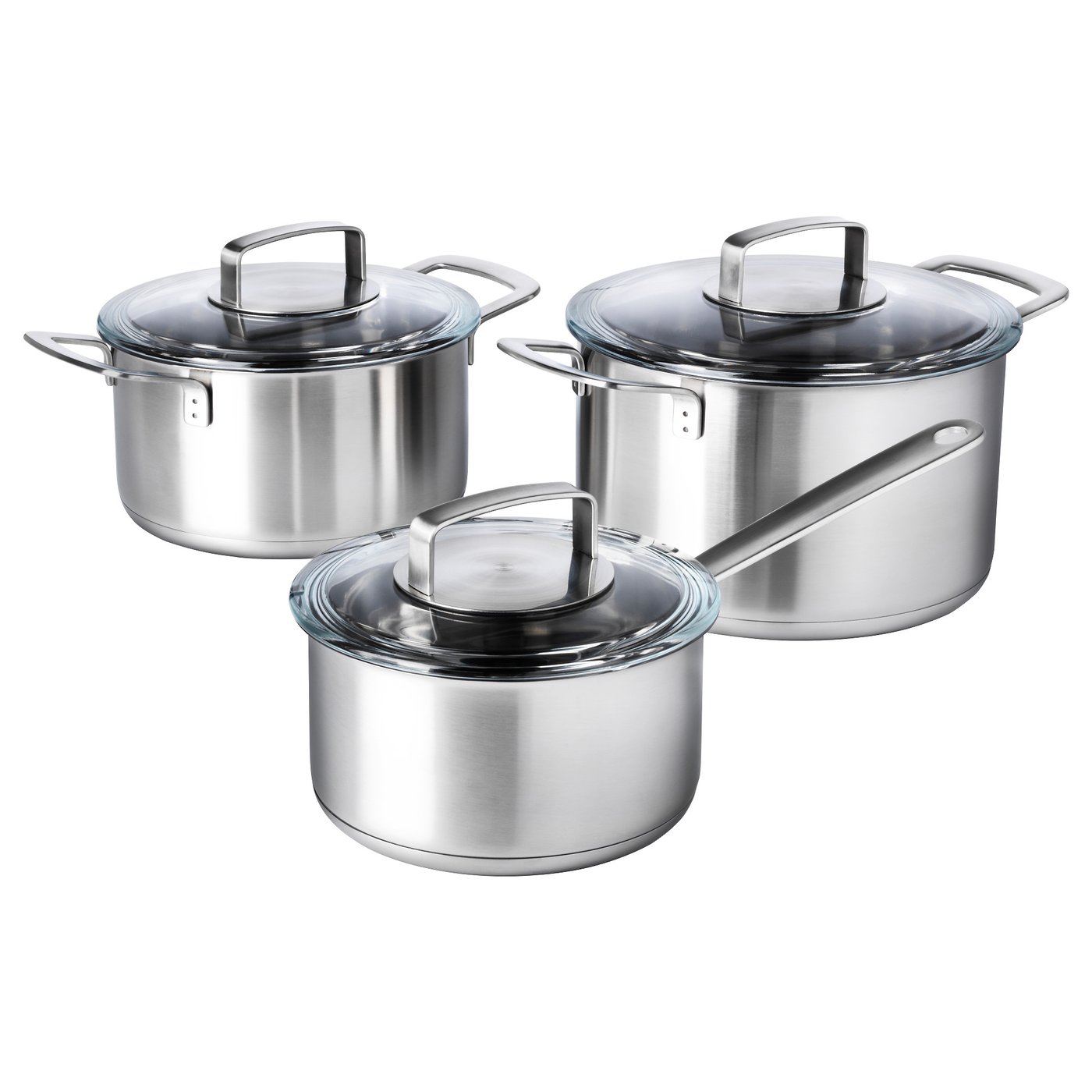 IKEA IKEA 365+ 6-piece cookware set Works well on all types of hobs, including induction hob.