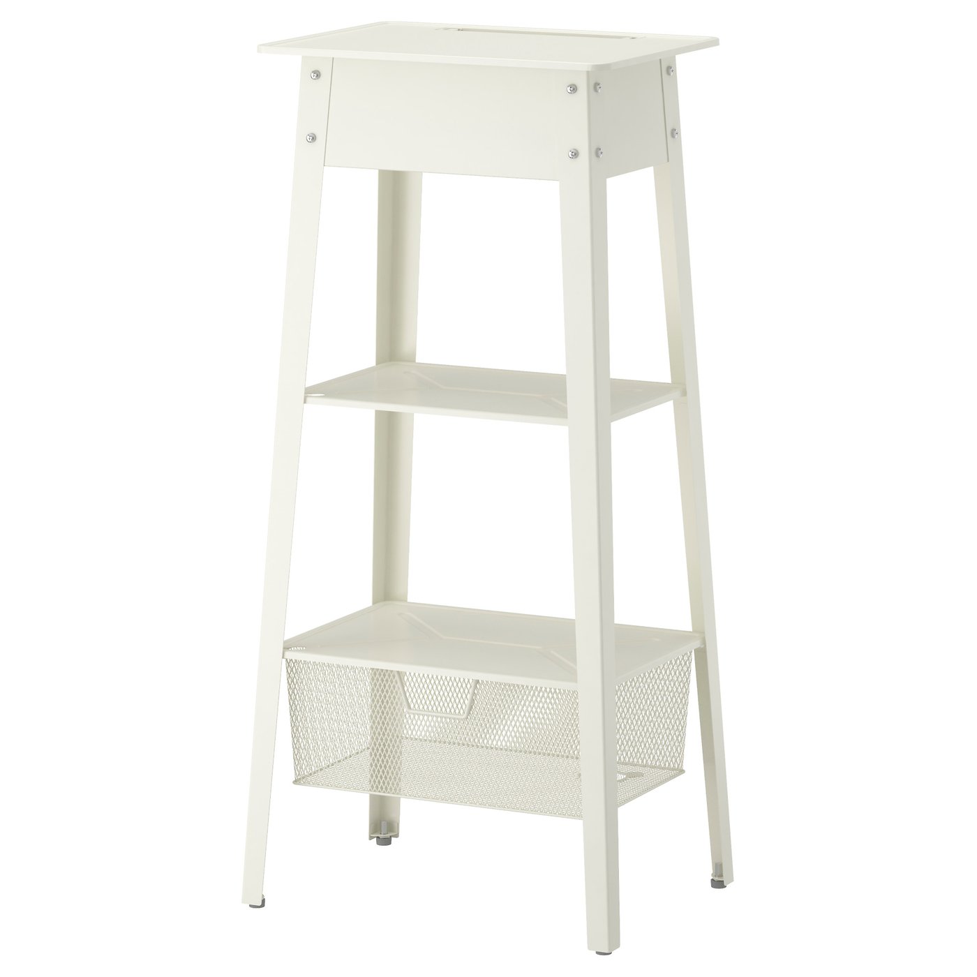 IKEA IKEA PS 2014 standing laptop station Cable outlet for easy cable management.