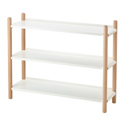 IKEA IKEA PS 2017 shelving unit 3 fixed shelves provide increased stability.