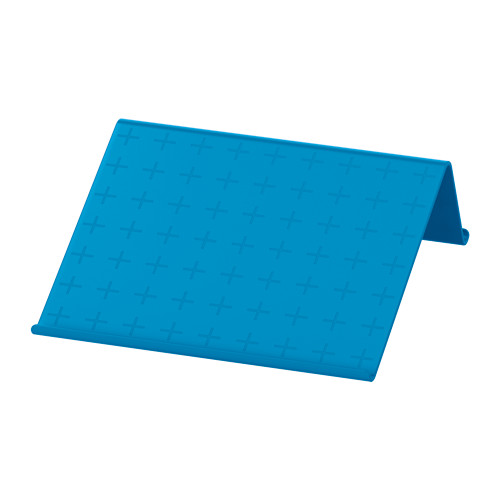 IKEA ISBERGET tablet stand Retaining edge keeps your tablet in place.