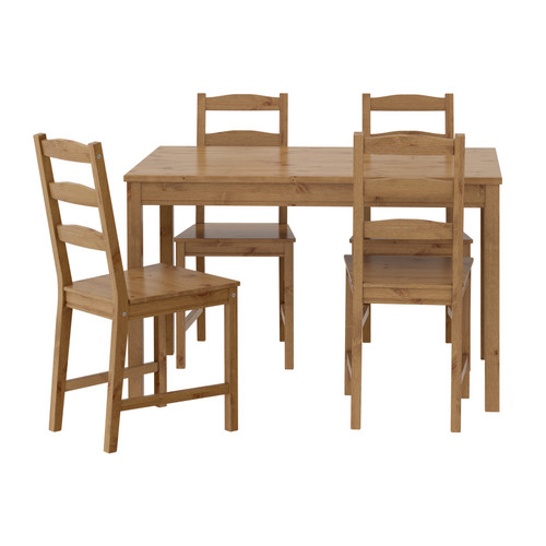 IKEA JOKKMOKK table and 4 chairs Solid pine; a natural material that ages beautifully.