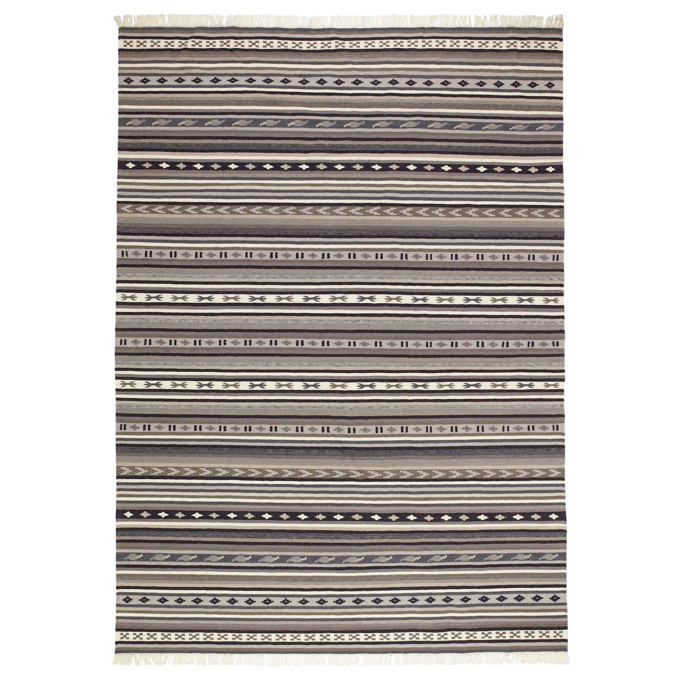 IKEA KATTRUP rug, flatwoven Easy to vacuum thanks to its flat surface.