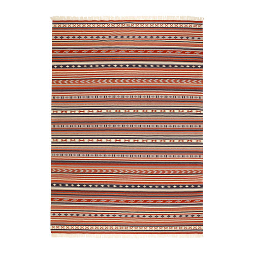 IKEA KATTRUP rug, flatwoven Easy to vacuum thanks to its flat surface.