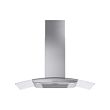 IKEA KLARLUFT wall mounted extractor hood Control panel placed at front for easy access and use.