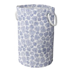 IKEA KLUNKA laundry bin Sturdy handles make this laundry basket easy to carry.
