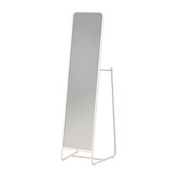 IKEA KNAPPER standing mirror Provided with safety film - reduces damage if glass is broken.