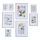IKEA KNOPPÄNG frame with poster, set of 8