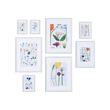 IKEA KNOPPÄNG frame with poster, set of 8
