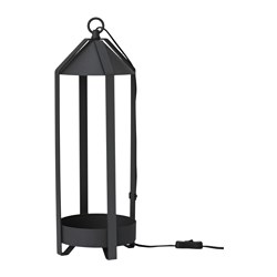 IKEA KRYDDA plant holder w LED cultivation bulb