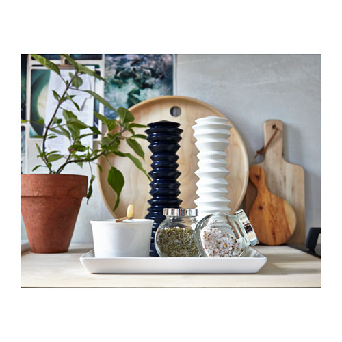 Ikea KRYDDIG BLUE Spice Mill Blue 9" Pepper Salt grinder Dark Blue