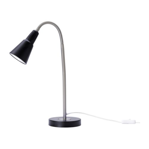 IKEA KVART work lamp Provides a directed light that is great for reading.