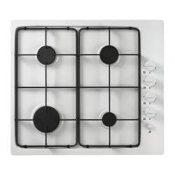IKEA LAGAN HGA4K gas hob Removable pan supports for easy cleaning.