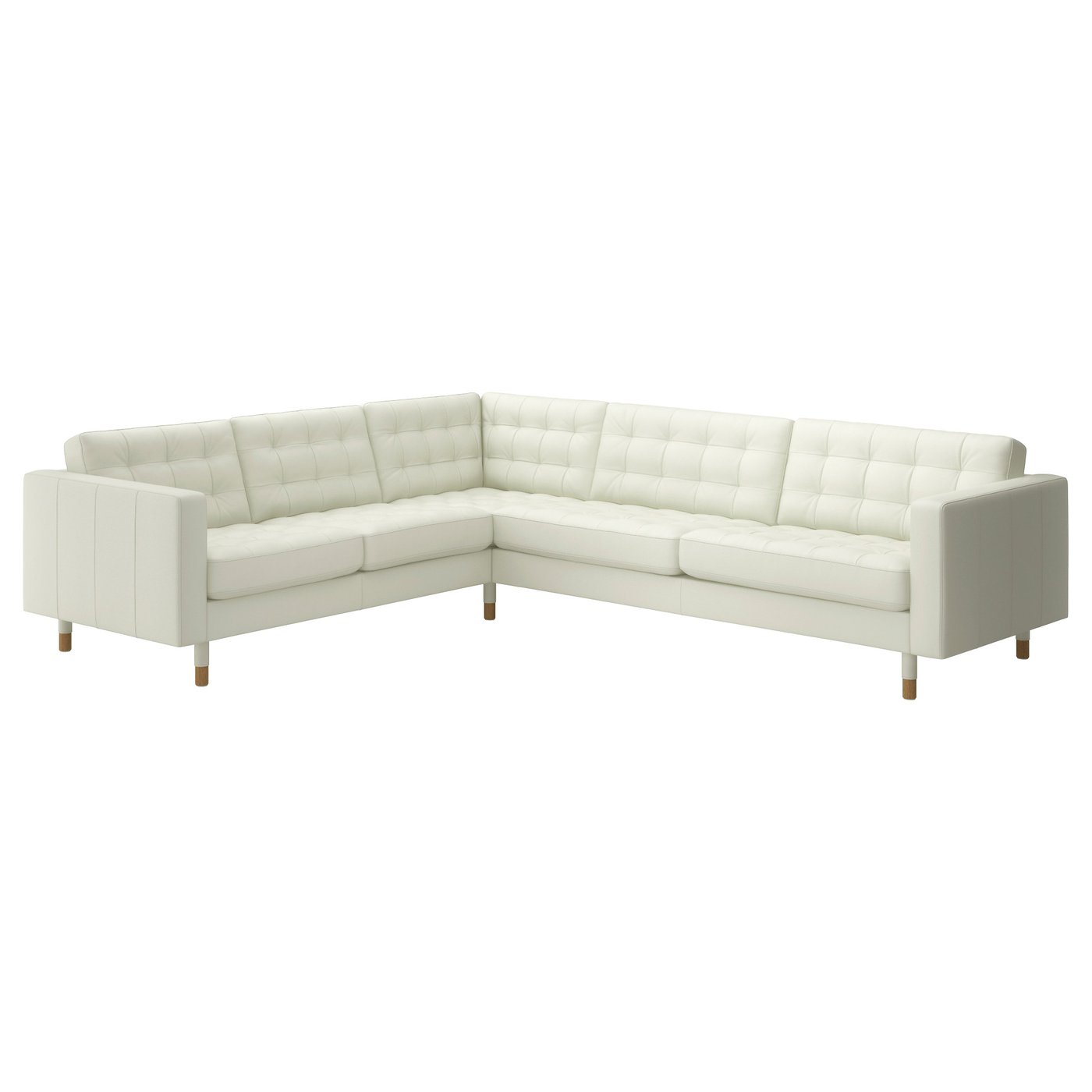LANDSKRONA Corner sofa 2 3 3 2 Grann bomstad white wood IKEA
