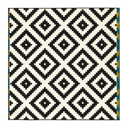 IKEA LAPPLJUNG RUTA rug, low pile Easy to vacuum thanks to its flat surface.