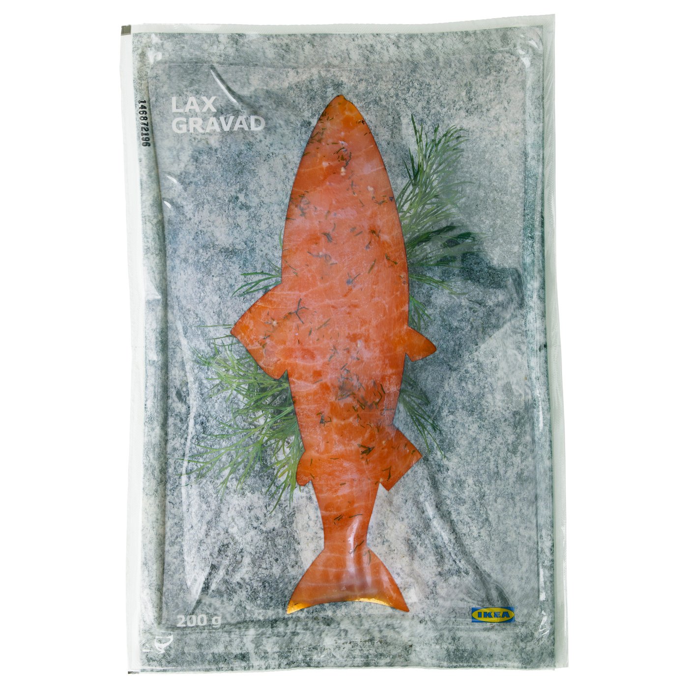 IKEA LAX GRAVAD marinated salmon, frozen Salmon is a good source of protein and Omega-3 fatty acids.