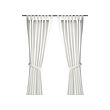 IKEA LENDA curtains with tie-backs, 1 pair