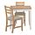 IKEA LERHAMN table and 2 chairs