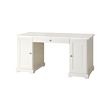 IKEA LIATORP desk You can fit a computer in the cabinet, since the shelf is adjustable.
