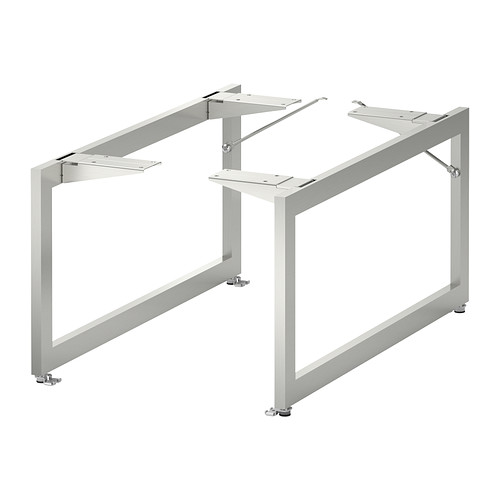 LIMHAMN Leg stainless steel, 28x58 cm IKEA