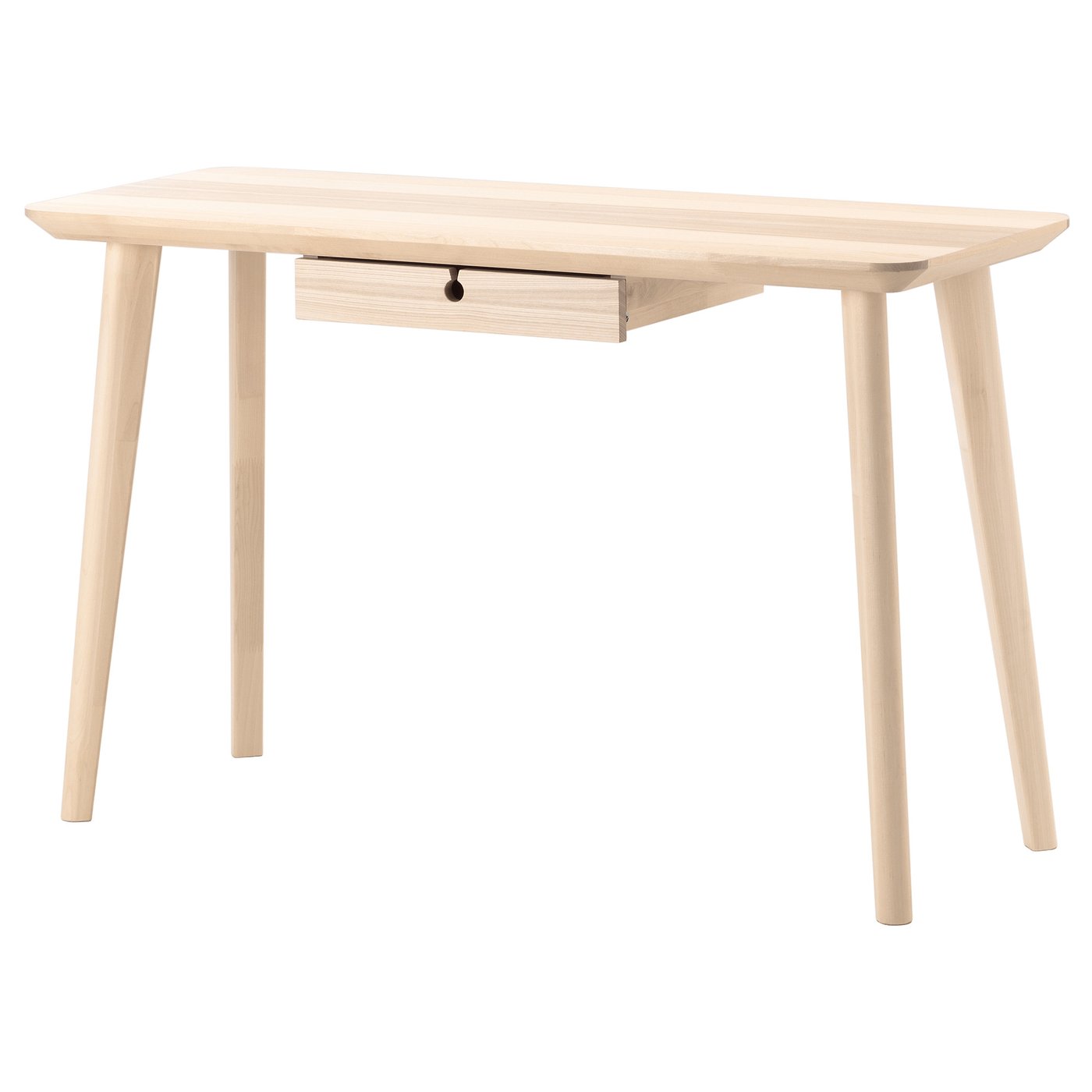IKEA LISABO desk Each table has its own unique character due to the distinctive grain pattern.